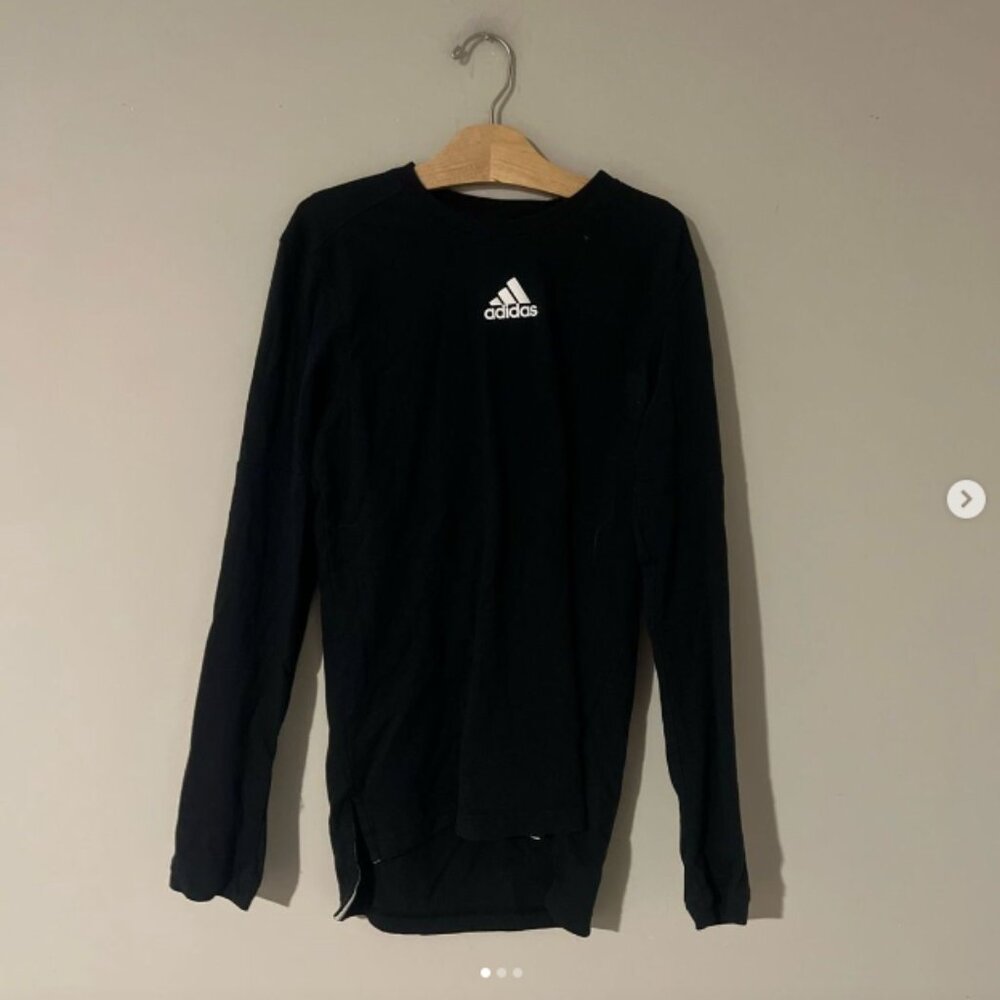 $7 ADD‎ ON Adidas tee long-sleeve shirt Small Nike under armour soccer